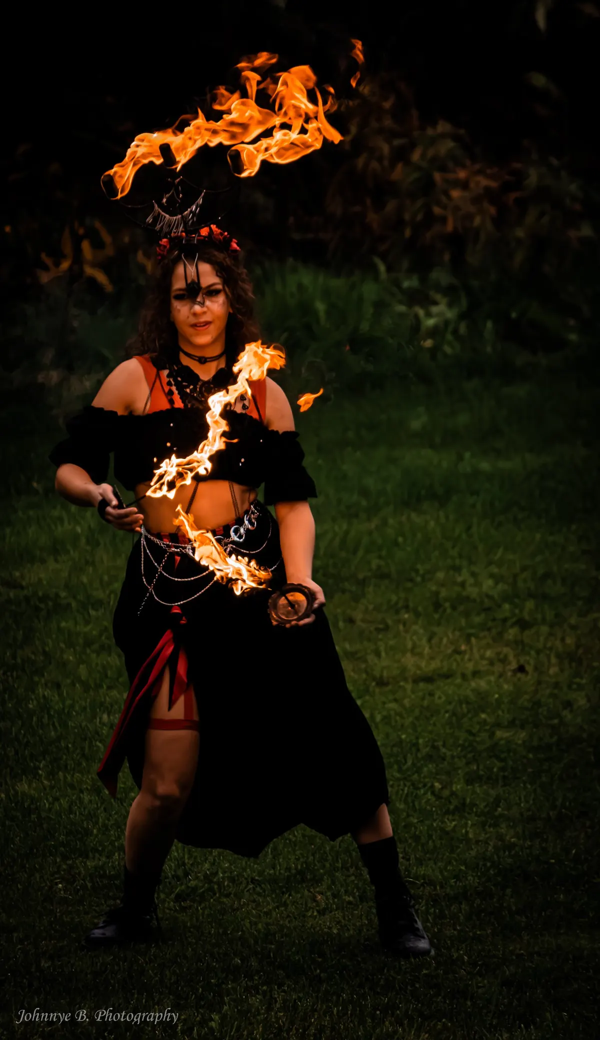 Fire Spinner (Ye Old Homer Festival)